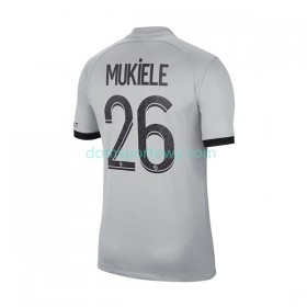 Koszulka Paris Saint-Germain Mukiele 26 Wyjazdowe Koszulki Piłkarskie 2022-2023 Krótki Rękaw